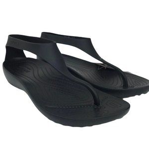 Crocs Serena sexy black Flip comfy stylish & soft
